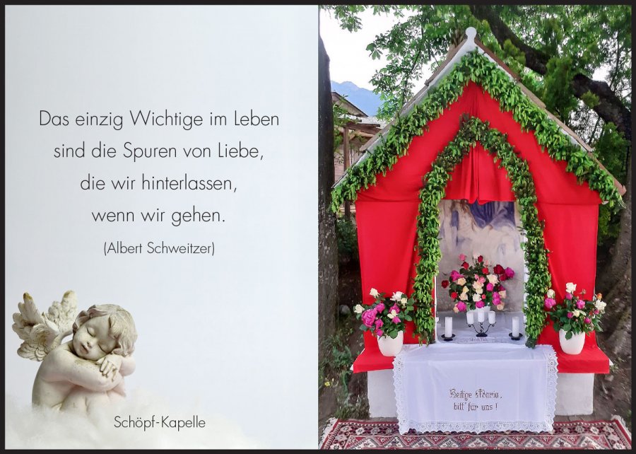 Sterbebild: Maria Raffl